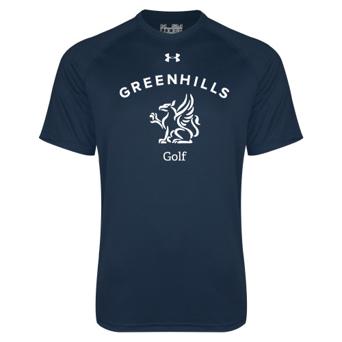  Under Armour Navy Tech Tee - Golf
