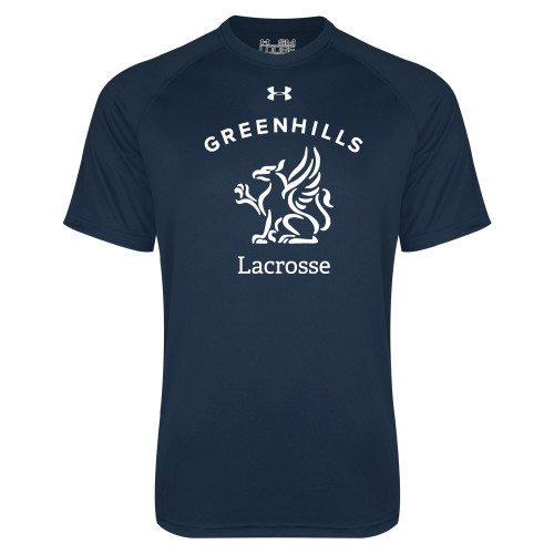  Under Armour Navy Tech Tee - Lacrosse