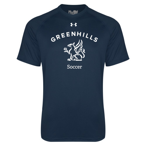  Under Armour Navy Tech Tee - Soccer