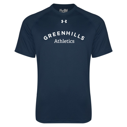  Under Armour Navy Tech Tee - Athletics Arch.