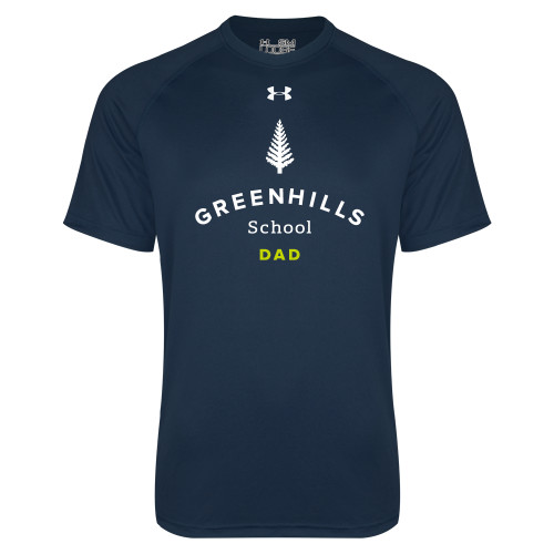  Under Armour Navy Tech Tee - Dad