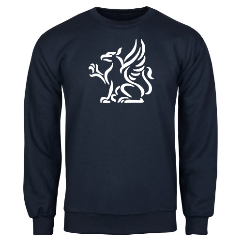 Greenhills Navy Fleece Crew