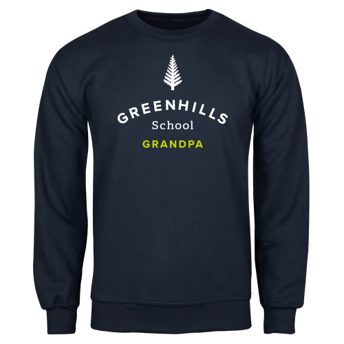  Navy Fleece Crew - Grandpa