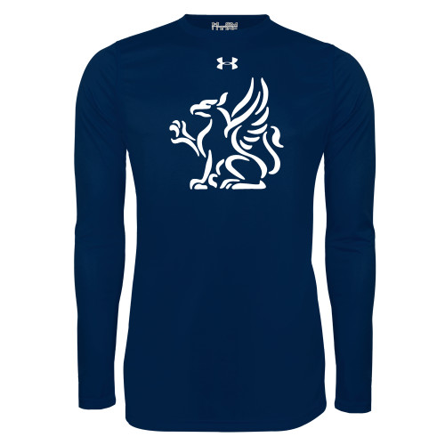  Under Armour Navy Long Sleeve Tech Tee - Gryphon