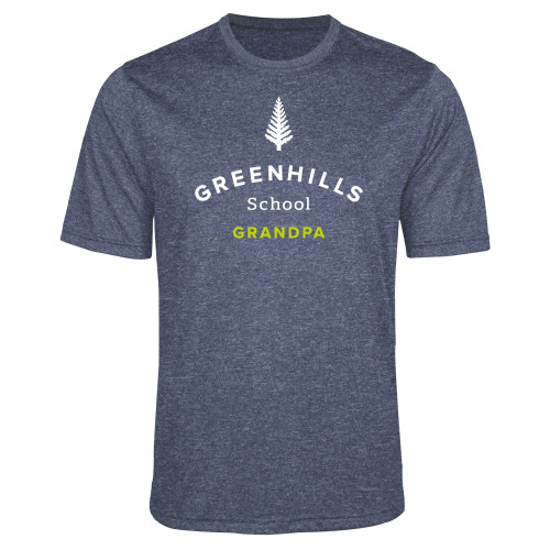  Navy Heather Performance Contender Tee - Grandpa