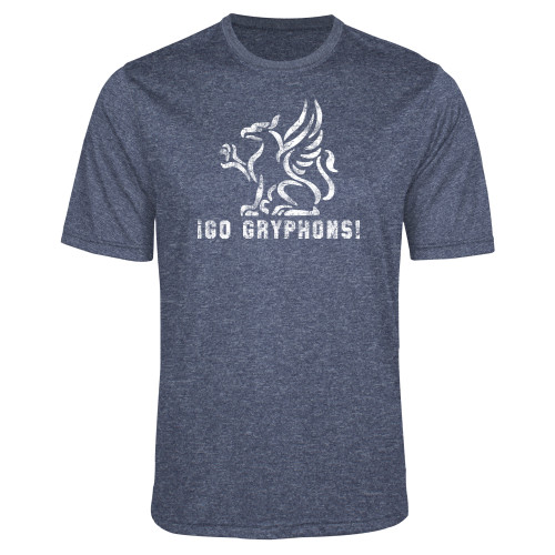  Navy Heather Performance Contender Tee - Greenhills Dist.