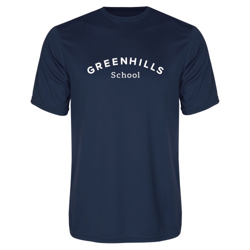  Navy Performance Tee - Arch. Wordmark