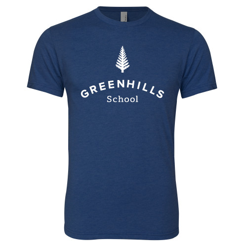  Next Level Navy Triblend Tee - Primary Mark