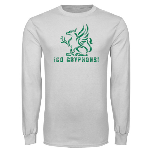  White Long Sleeve T Shirt - Greenhills Dist.