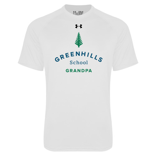  Under Armour White Tech Tee - Grandpa