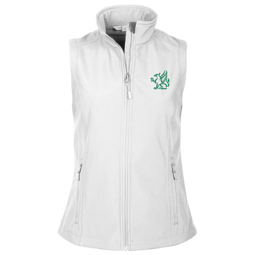  Womens White Core Softshell Vest - Gryphon