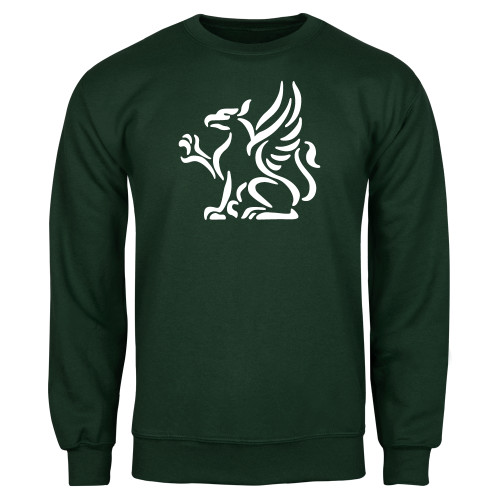  Dark Green Fleece Crew - Gryphon
