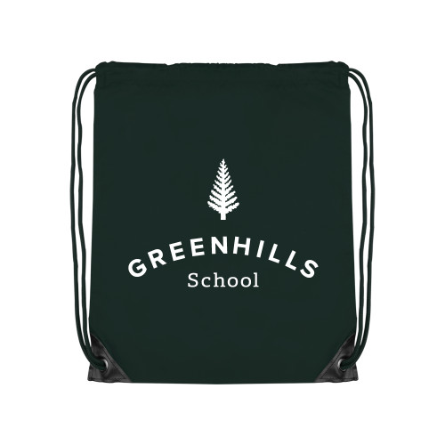 Greenhills Dark Green Drawstring Backpack