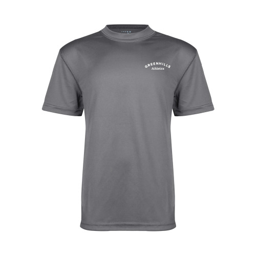  Youth Performance Grey Concrete Tee - Athletics Arch.