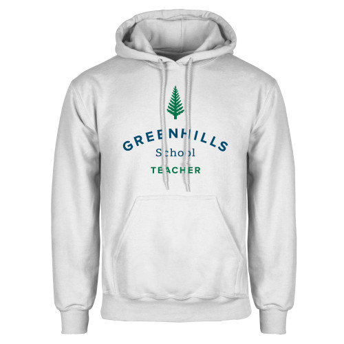  White Fleece Hoodie - Teacher