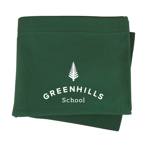 Dark Green Sweatshirt Blanket - Primary Mark