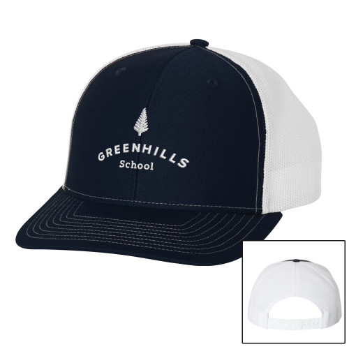  Richardson Navy/White Trucker Hat - Primary Mark