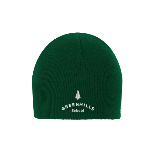  Dark Green Knit Beanie - Primary Mark