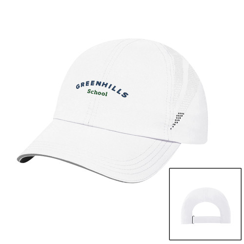  White Performance Cap - Arch. Wordmark