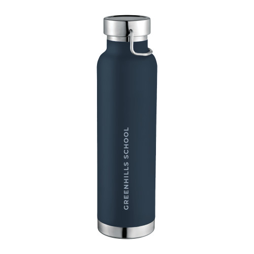  Thor Copper Vacuum Insulated Navy Bottle 22oz - Arch. Wordmark Engraved