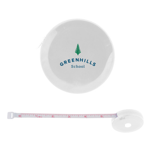  White Round Cloth 60 Inch Tape Measure - Primary Mark