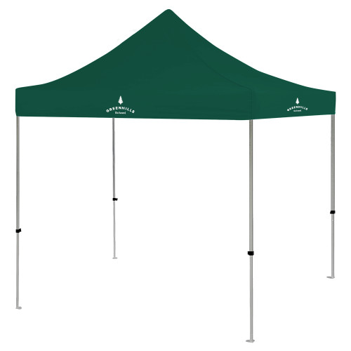  9 ft x 9 ft Dark Green Tent - Primary Mark