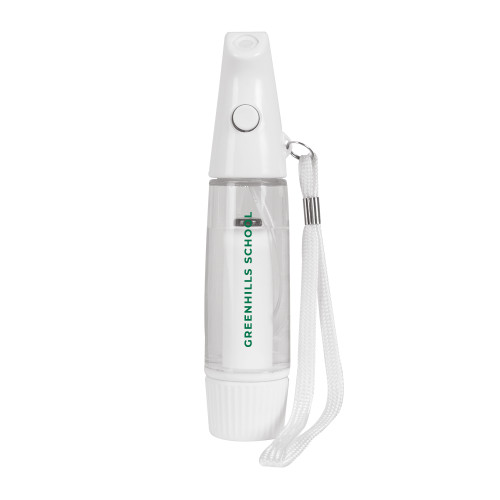  White Mini Personal Mister - Arch. Wordmark