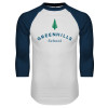 Thumbnail image for  White/Navy Raglan Baseball T Shirt
