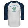 Thumbnail image for  White/Navy Raglan Baseball T Shirt