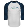 Thumbnail image for  White/Navy Raglan Baseball T Shirt