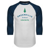 Thumbnail image for  White/Navy Raglan Baseball T Shirt
