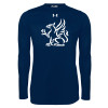 Thumbnail image for  Under Armour Navy Long Sleeve Tech Tee