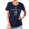 Thumbnail image for  Under Armour Womens Navy Charged Cotton Tee