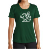 Thumbnail image for  Womens Dark Green Performance Short Sleeve Tee