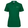 Thumbnail image for  Womens Silk Touch Dark Green Pique Polo