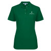 Thumbnail image for  Womens Silk Touch Dark Green Pique Polo