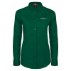 Thumbnail image for  Womens Dark Green Twill Button Down Long Sleeve 