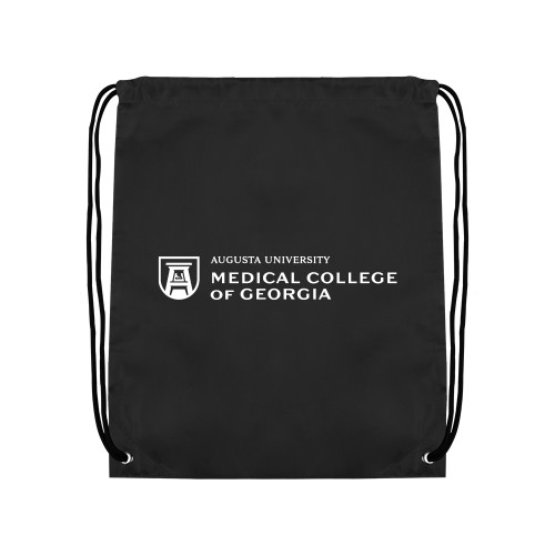  Black Drawstring Backpack - Medical College of Georgia
