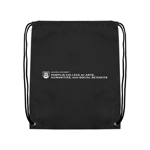  Black Drawstring Backpack - Pamplin College of  Arts