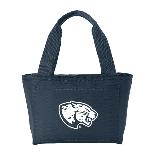  Insulated Navy Lunch Tote - Jaguar Head