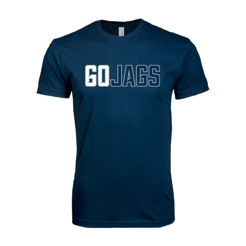  Next Level Navy SoftStyle T Shirt - Go Jags