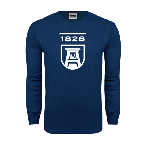  Navy Long Sleeve T-Shirt - University Mark 1828