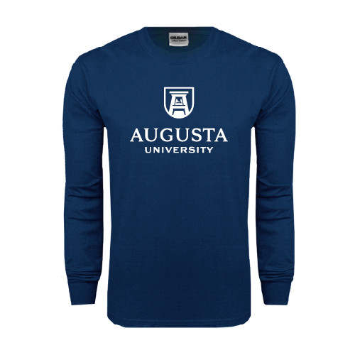  Navy Long Sleeve T-Shirt - University Mark