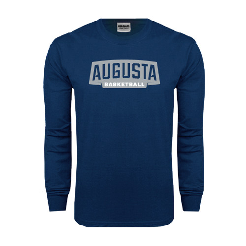  Navy Long Sleeve T-Shirt - Basketball