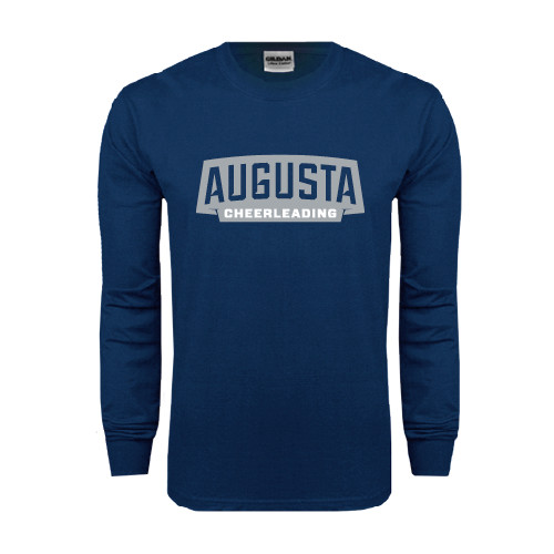  Navy Long Sleeve T-Shirt - Cheerleading