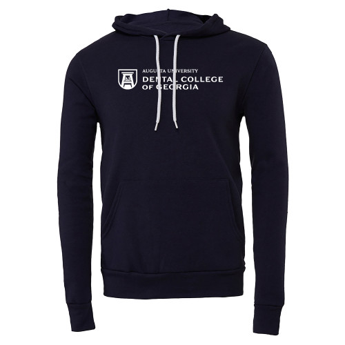  Bella + Canvas Navy Fleece Hood - Dental College of Georgia