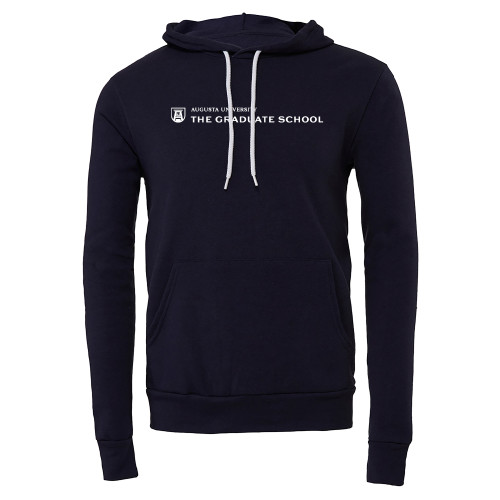  Bella + Canvas Navy Fleece Hood - The Graduate School