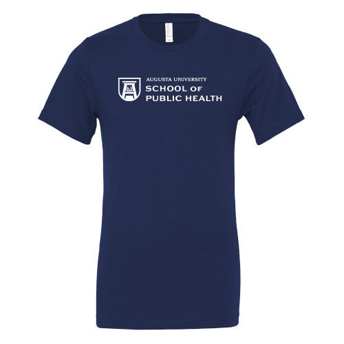  Bella + Canvas Navy Jersey Cotton T Shirt - School of Public Health