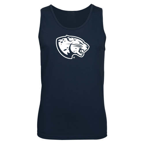  Navy Tank Top - Jaguar Head