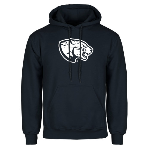  Navy Fleece Hoodie - Jaguar Head